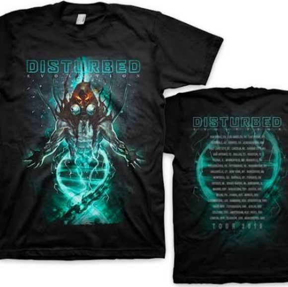 disturbed evolution tour shirt